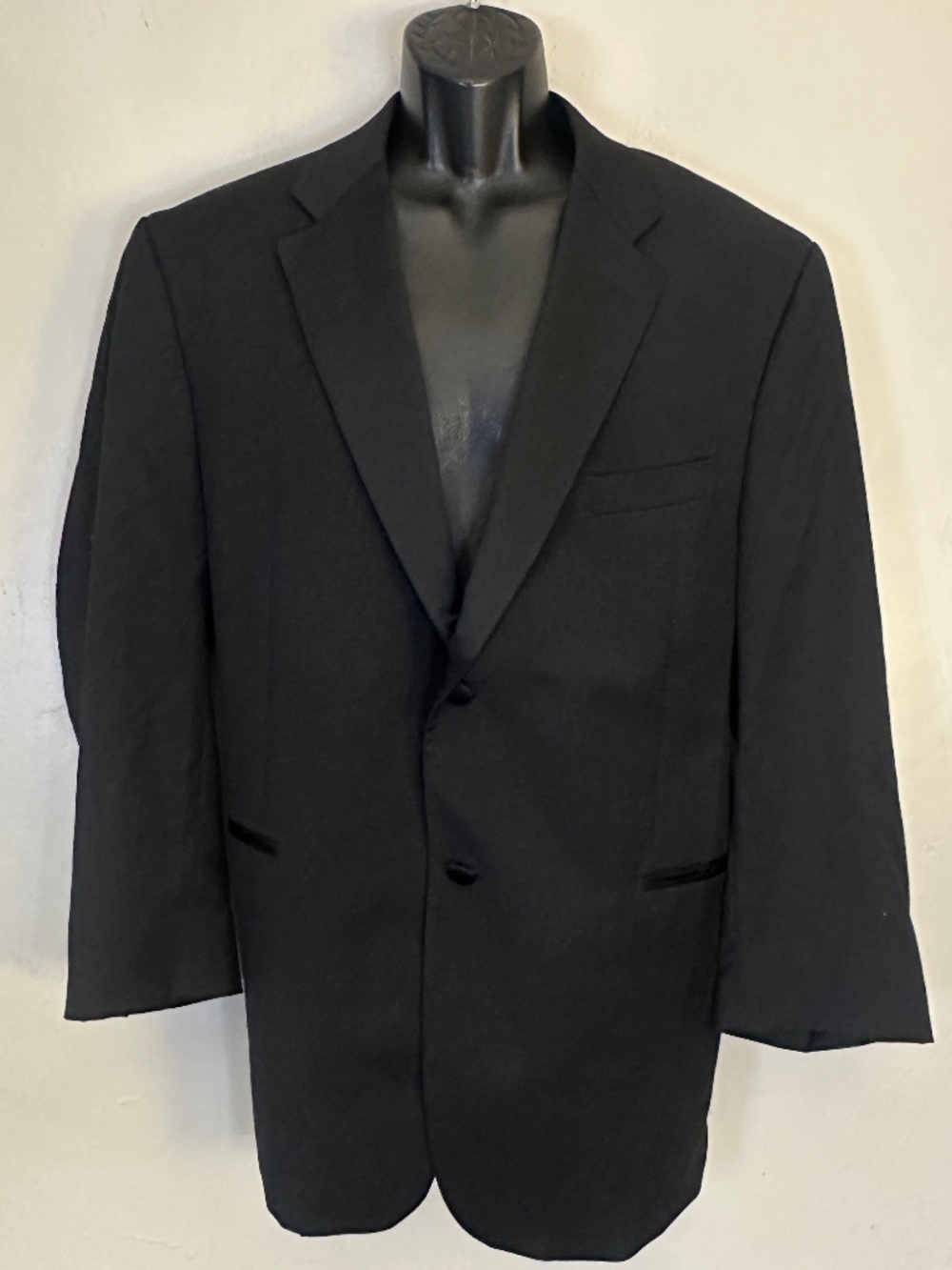 Chaps Ralph Lauren Tuxedo Jacket ~46R no size tag Gently worn 100% wool 2 button